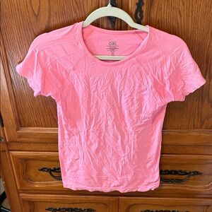 Athleta Pink Short Sleeve Tee